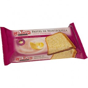 MILDRED Pastel de mantequilla paquete 400 grs